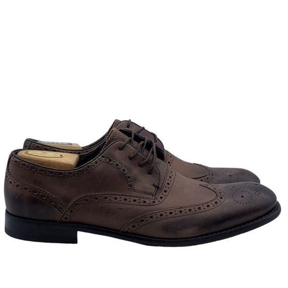 John Varvatos Other - John Varvatos Wingtip Oxfords Leather Lace Up sz 8.5